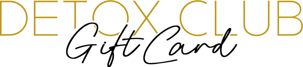 Detox Club Gift Card - Black